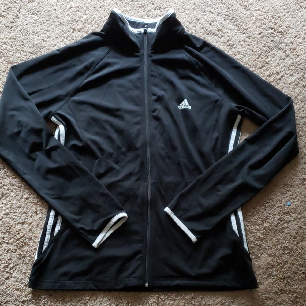 Womens adidas lightweight full zip jacket L